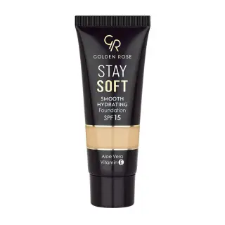 کرم پودر گلدن رز مدل Stay Soft Smooth با SPF 15 حجم 35 میلی لیتر